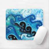 Ocean Waves die over Muismat (Met muis)