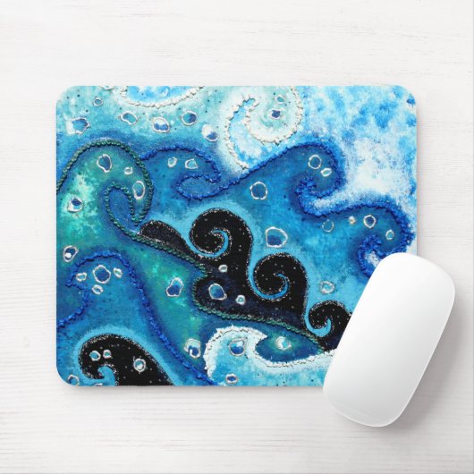 Ocean Waves die over Muismat (Met muis)