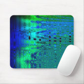 Ocean Waves Digital Abstract Muismat (Met muis)