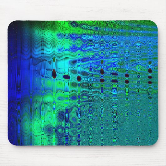 Ocean Waves Digital Abstract Muismat (Voorkant)