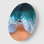Ocean Waves en Beach Clock Grote Klok (Hoek)