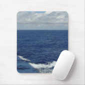 Ocean Waves en Fluffy Clouds Mousepad Muismat (Met muis)