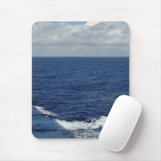 Ocean Waves en Fluffy Clouds Mousepad Muismat (Met muis)