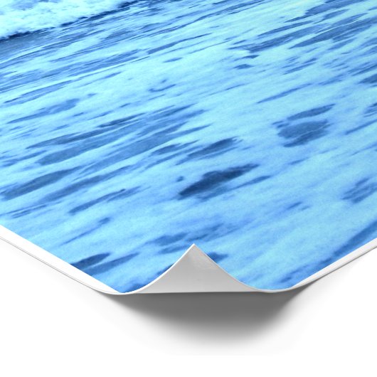 Ocean waves en quote van H.D. Thoreau Poster (Hoek)