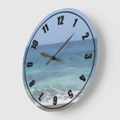 Ocean Waves en Sandy Beach Grote Klok (Hoek)