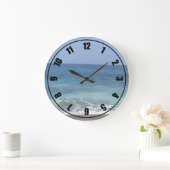 Ocean Waves en Sandy Beach Grote Klok (Huis)