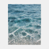 Ocean Waves Fleece Deken (Voorkant)