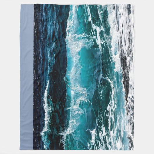 OCEAN WAVES FLEECE DEKEN (Voorkant)
