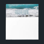 Ocean Waves - Gepersonaliseerd Notitieblok<br><div class="desc">Ocean Waves Notitieblok. Beach. Naam.</div>