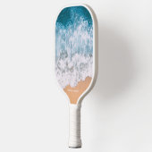 Ocean Waves gepersonaliseerd Pickleball Paddle (Links)