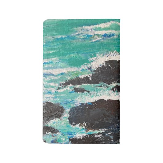 Ocean Waves Groot Moleskine Notitieboekje (Achterkant)