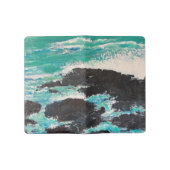 Ocean Waves Groot Moleskine Notitieboekje (Geopend)