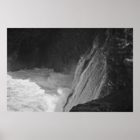 Ocean Waves in Kilauea Poster (Voorkant)