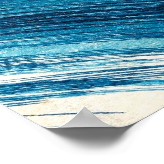 Ocean Waves  Japans schilderij Poster (Hoek)