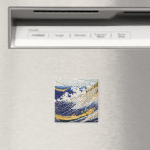 Ocean Waves Katsushika Hokusai meesterwerk kunst Magneet (Insitu (Vaatwasser))