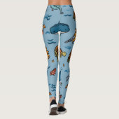 Ocean Waves Leggings Gift (Achterkant)