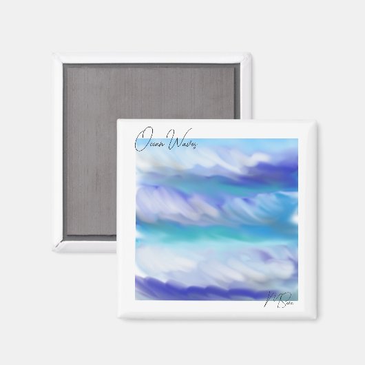 Ocean Waves magneet (Voorkant / Achterkant)
