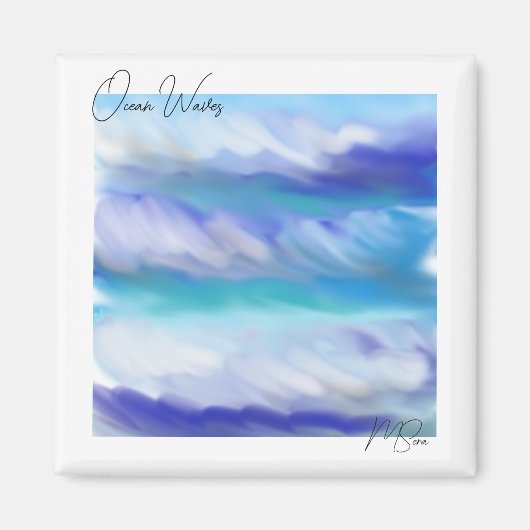 Ocean Waves magneet (Voorkant)