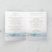 Ocean Waves nautische begrafenis programma (Binnen)