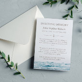 Ocean Waves Nautische sympathie met foto bedankt