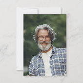 Ocean Waves Nautische sympathie met foto bedankt (Achterkant)