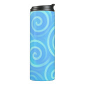 Ocean Waves of Pastel Dreams – Pastel Swirl Therma Thermosbeker (Gedraaid links)