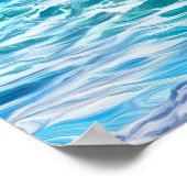 Ocean Waves Oil Painting Poster (Hoek)