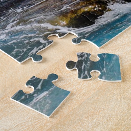 Ocean Waves op Beach Legpuzzel (Zijkant)
