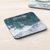 Ocean Waves overspoelen Bier Onderzetter (Linkerzijde)