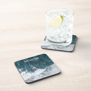 Ocean Waves overspoelen Bier Onderzetter