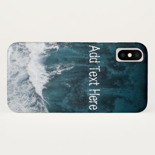Ocean Waves overspoelen Case-Mate iPhone Case (Achterkant (horizontaal))