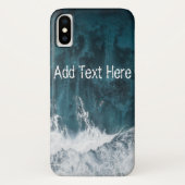 Ocean Waves overspoelen Case-Mate iPhone Case (Achterkant)