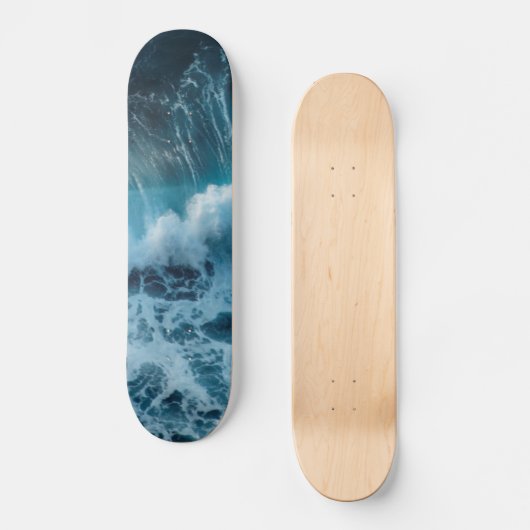 Ocean Waves Persoonlijk Skateboard (Voorkant)