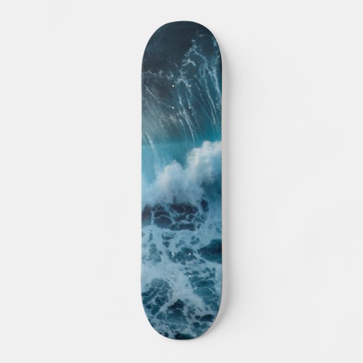 Ocean Waves Persoonlijk Skateboard (Voorkant)