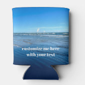 Ocean Waves Photography Custom Beach Marketing Blikjeskoeler (Achterkant)