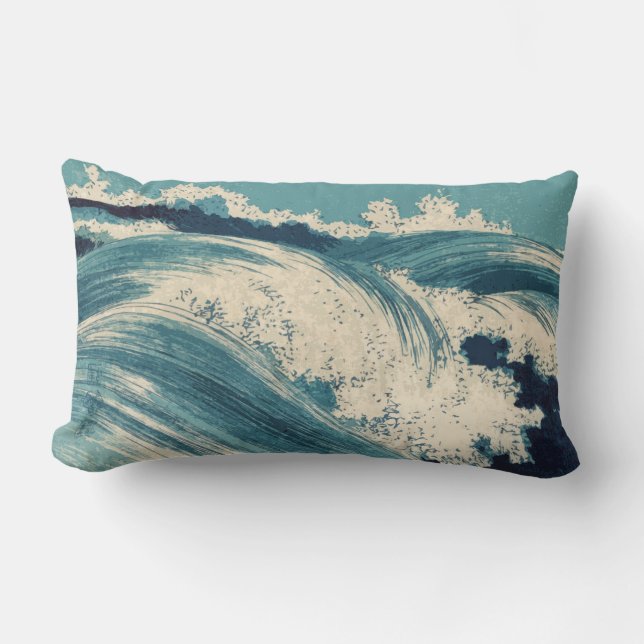 Ocean Waves Pillow Kussen (Voorkant)
