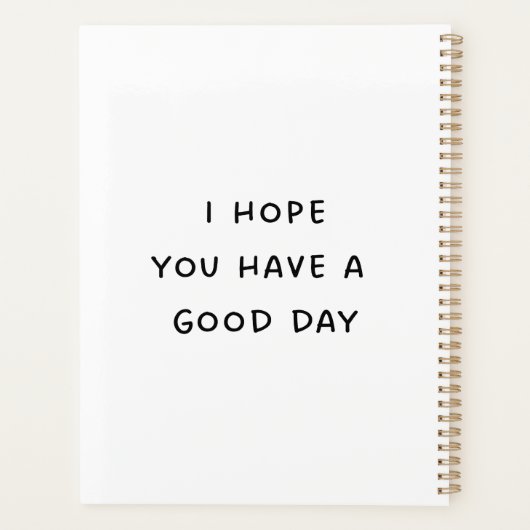 Ocean Waves Planner (Achterkant)