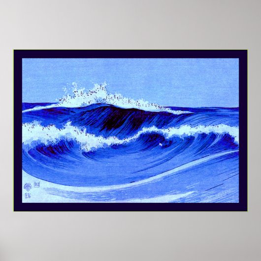 Ocean Waves Poster (Voorkant)