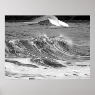 Ocean Waves Poster