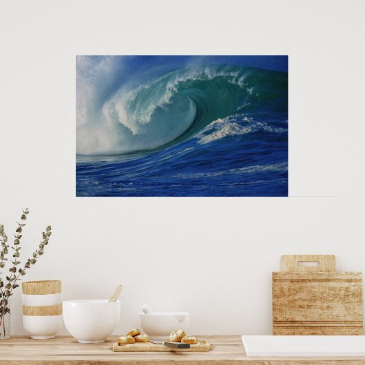 Ocean Waves-Poster Poster (Keuken)