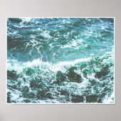Ocean Waves Poster Print (Voorkant)