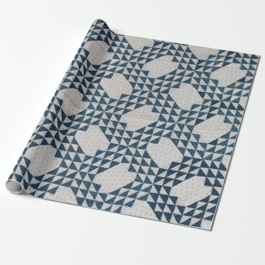 Ocean Waves quilt Cadeaupapier (Uitgerold)