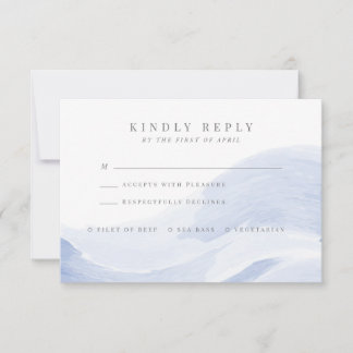 Ocean Waves-responskaart RSVP Kaartje