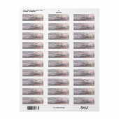 Ocean Waves Return Address Labels (Full Sheet)