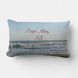 Ocean Waves & Sand Cape May, NJ Pillow Kussen