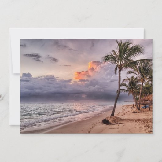 Ocean Waves Sandy Beach Sunset (Voorkant)