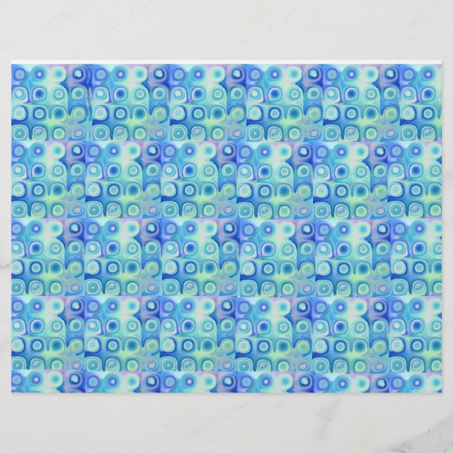 Ocean Waves Scrapbook paper (Voorkant)