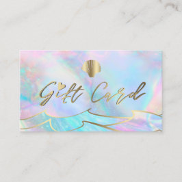 Ocean Waves Seashell logo Cadeaubon Visitekaartje