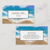 Ocean Waves Seaside kust Visitekaartje (Voorkant / Achterkant)