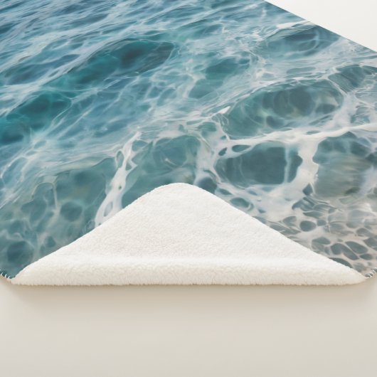 Ocean Waves Sherpa Deken (3/4)